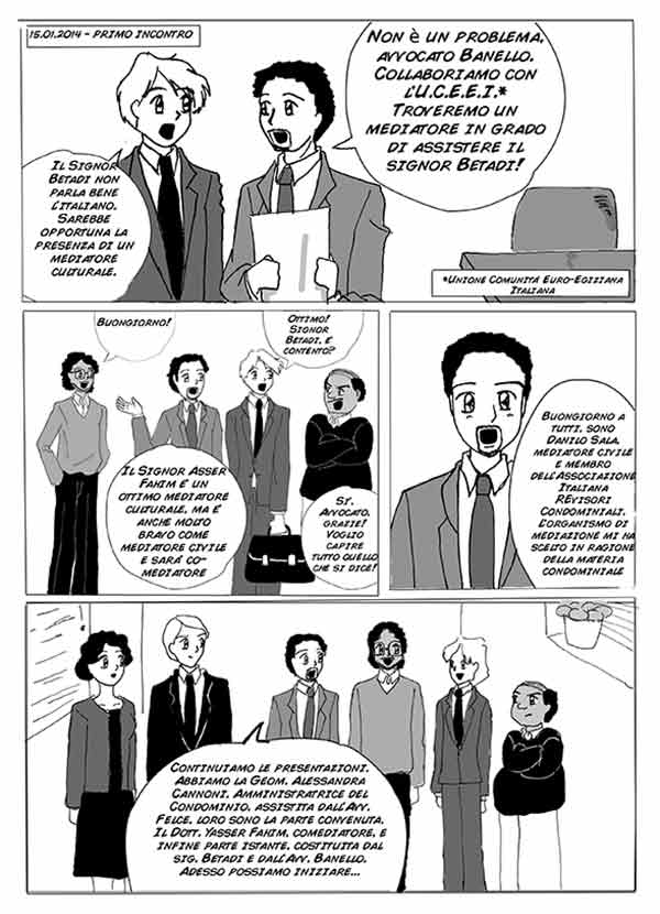 Contestazione di delibera assemblare Fumetto Tavola 1