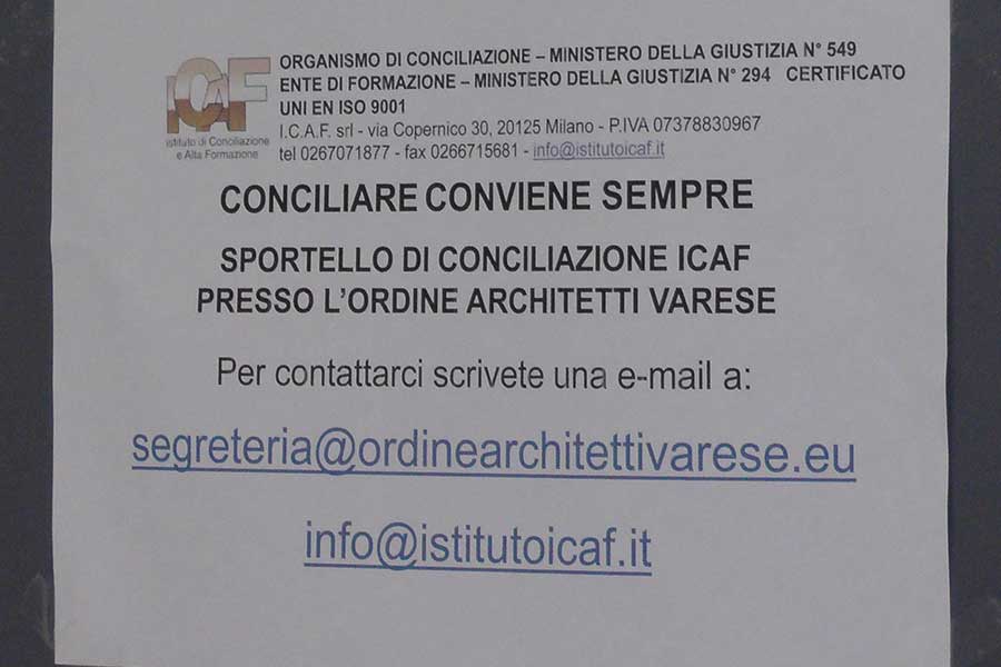 Sede Varese architetti Istituto ICAF